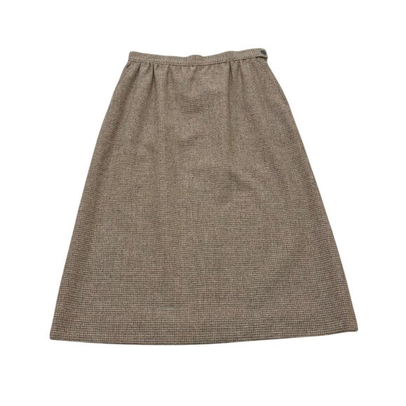 Women’s Vintage Pendleton skirt wool beige/brown 1980s - Picture 1 of 5